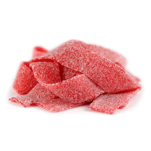 Strawberries Sour belts gummies