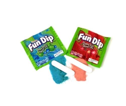Fun Dip حلاوة حامضة مع بودرة
