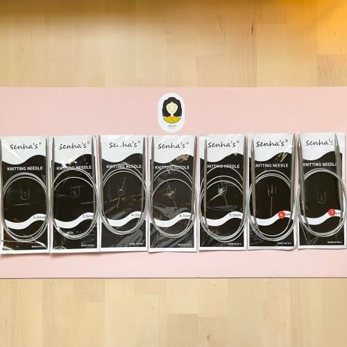 سنارة تريكو من الألمنيوم متصلة 40cm