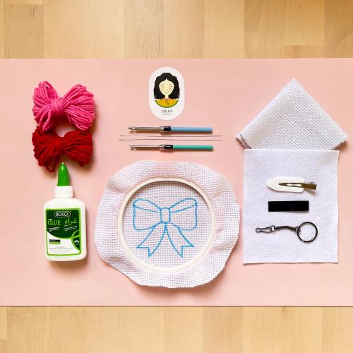 عدة إبرة النفاش (شكل فيونكة)