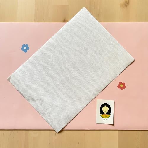 ورق تطريز لاصق قابل للذوبان