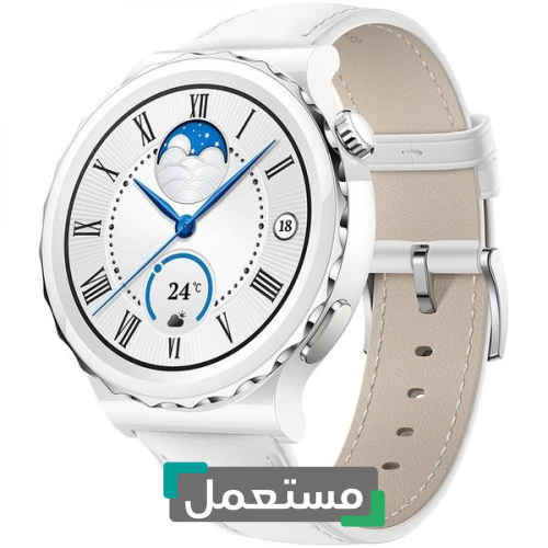 ساعة ذكية HUAWEI WATCH GT 3 Pro 43mm - أبيض - مستع...