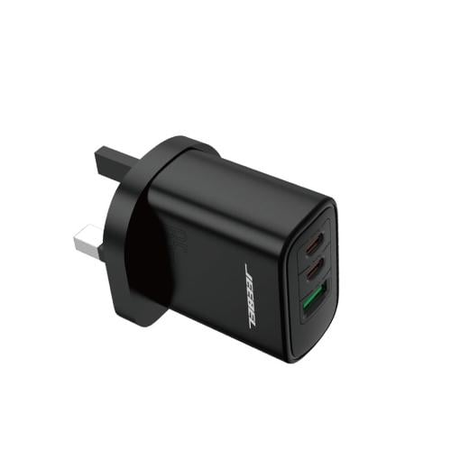 جيبل | شاحن جداري بقوة 65 واط بمنفذين USB-C ومنفذ...