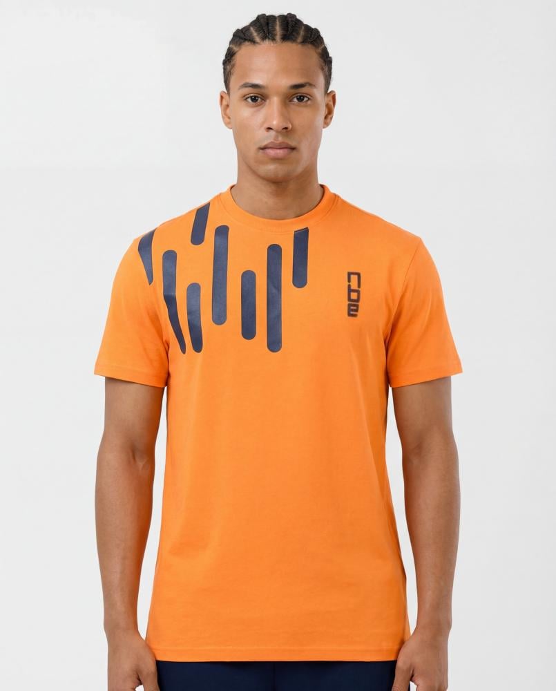 تي شيرت رجالي - برتقالي