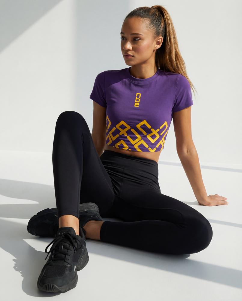 تي شيرت نسائي - بنفسجي