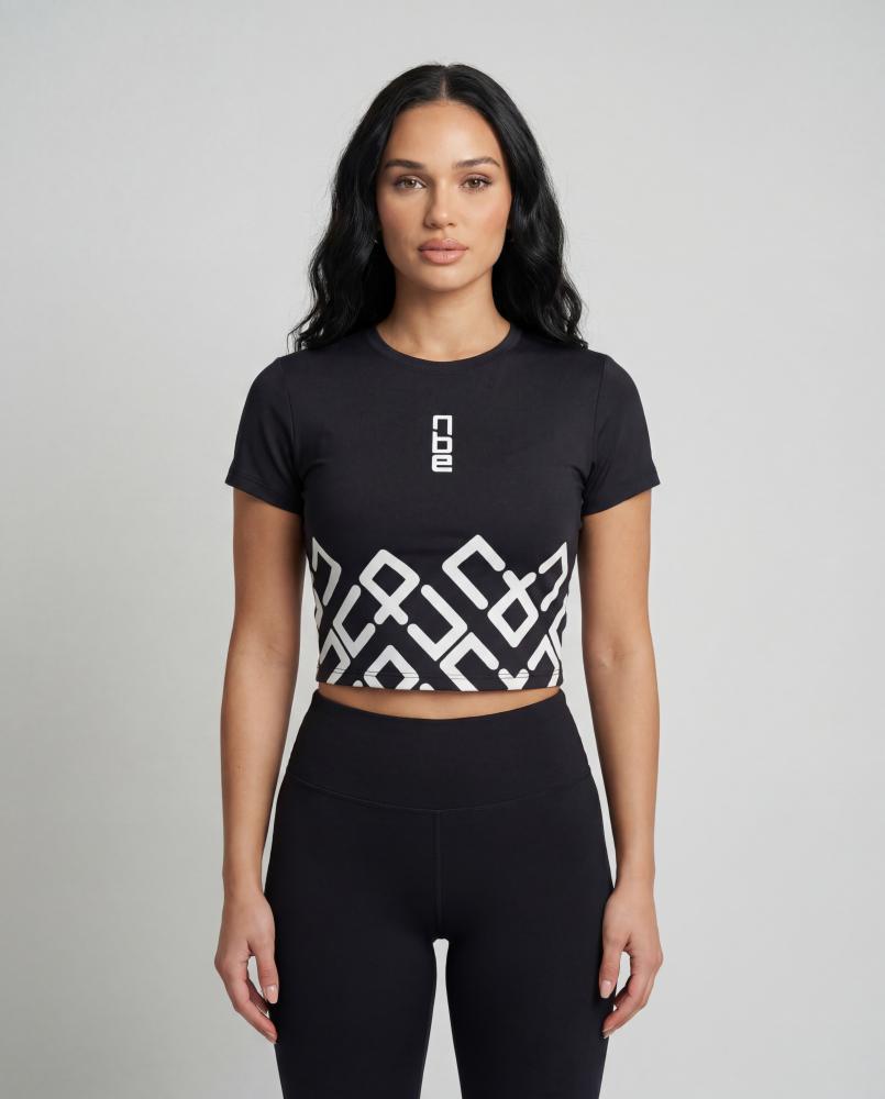 تي شيرت نسائي -  اسود