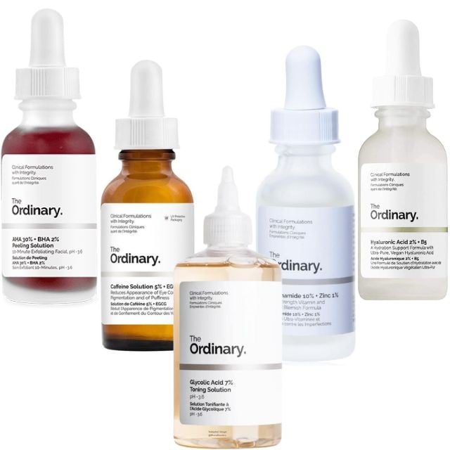 مجموعة اورديناري 5 بـ 1 مع 4 سيرومات و 1 تونر للعناية بالبشرة