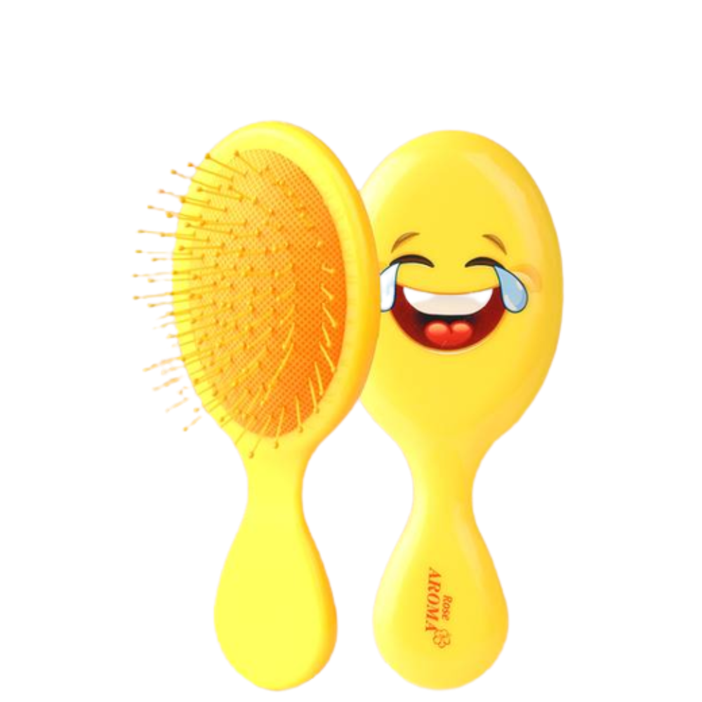 Rose Aroma Emoji Hair Brush