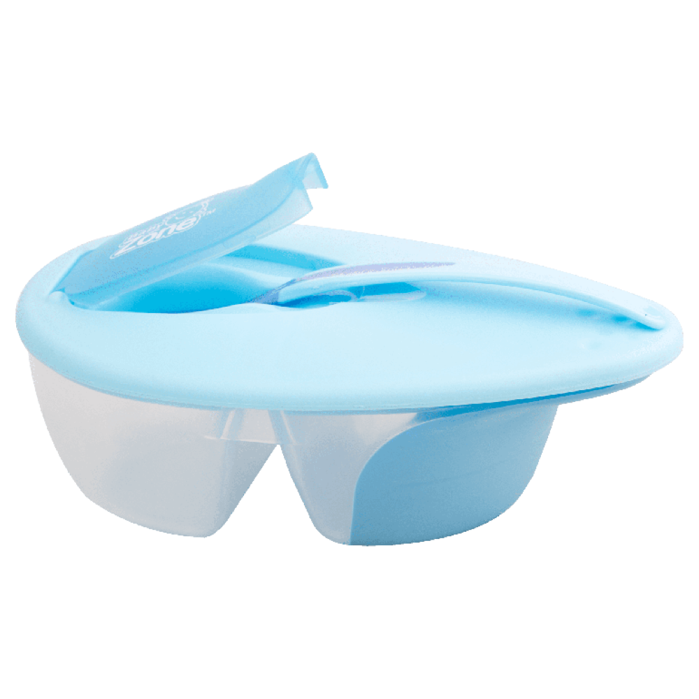 Baby Zone divided baby plate with lid and spoon
