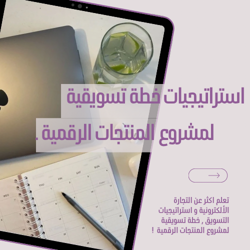 استراتيجيات خطة تسويقية لمشروع المنتجات الرقمية .