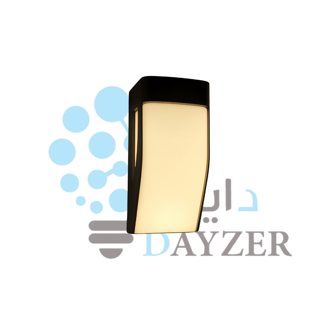 إنارة جدارية خارجية بانحناءة ناعمة – إضاءة دافئة أنيقة
