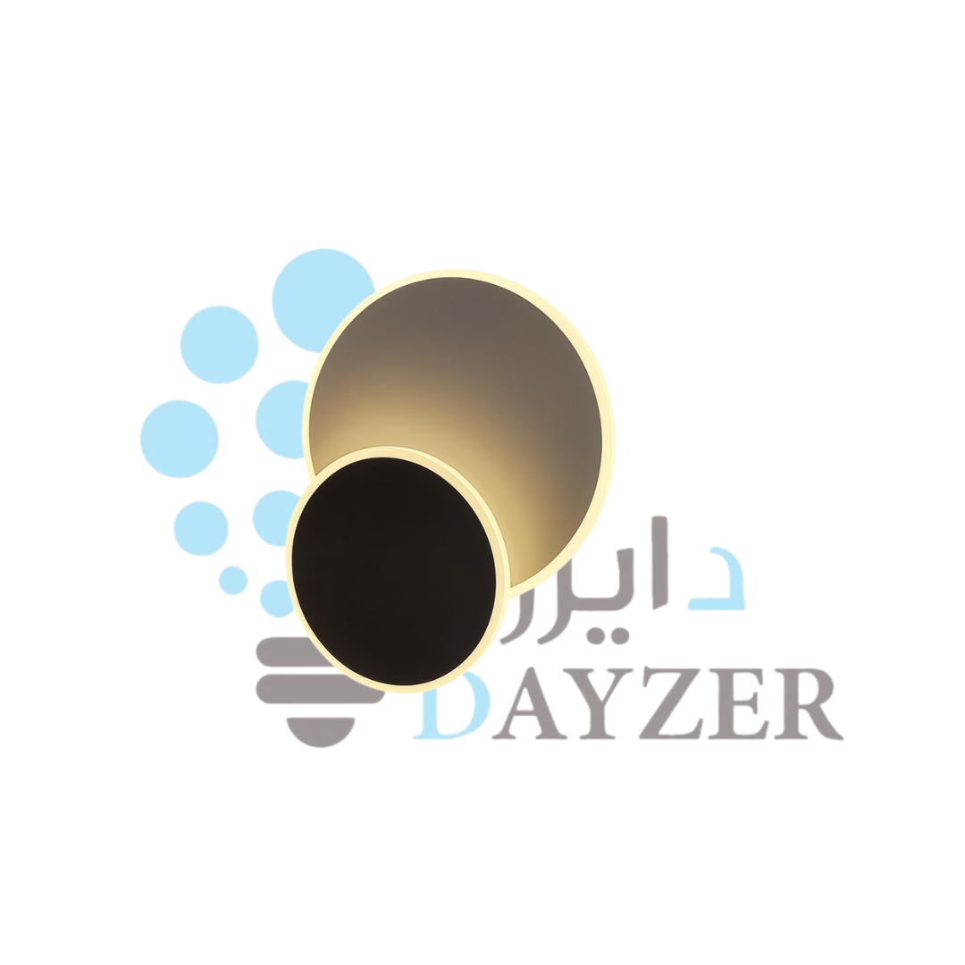 إنارة جدارية خارجية دائرية متحركة – إضاءة فنية متغيرة