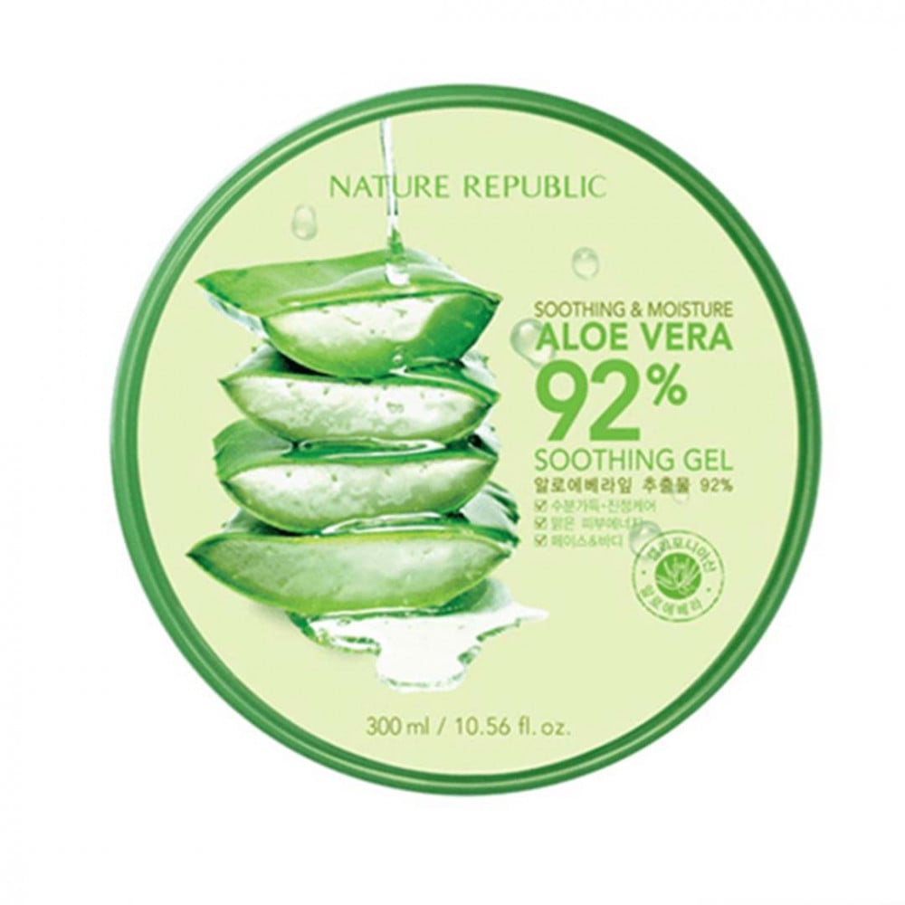 جل الصبار المرطب والمهدئ 92% من ناتشر ريبورت - 300مل