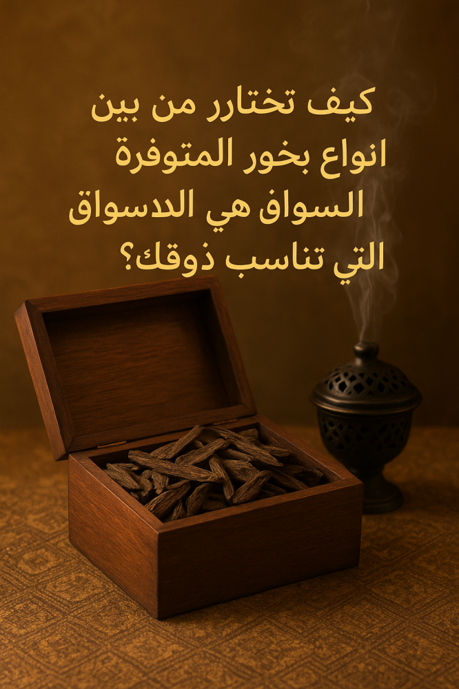 كيف تختار من بين انواع بخور العود المتوفرة في رصوف ما يناسب ذوقك؟