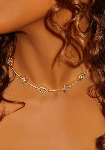 Star eye necklace