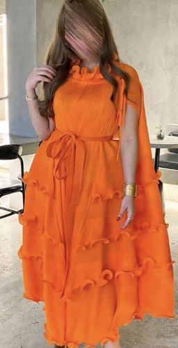 Orange dress