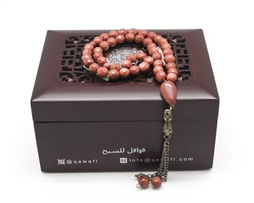 قوافل سبحة من حجر النجوم الطبيعي Quar0019