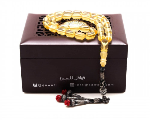 قوافل سبحة كهرمان بلطيقي طبيعي Namb0047