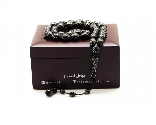 قوافل سبحة كوك بالفضة KW0059