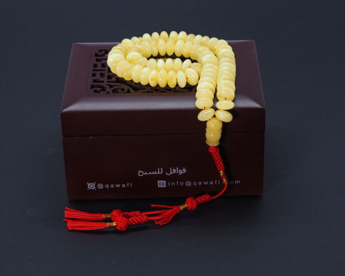 قوافل سبحة كهرمان بلطيقي طبيعي Namb0032