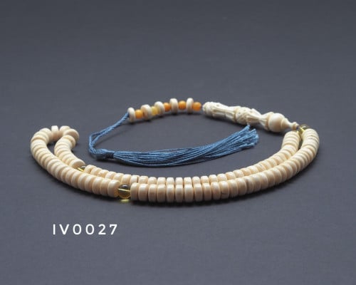 قوافل سبحة من عاج طبيعي IV0027