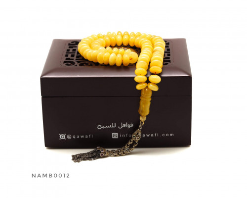 قوافل سبحة كهرمان بلطيقي طبيعي قديم Namb0012