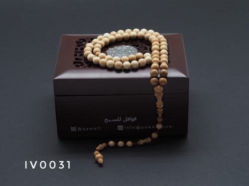 قوافل سبحة ماموث من عاج الفيل المنقرض IV0031