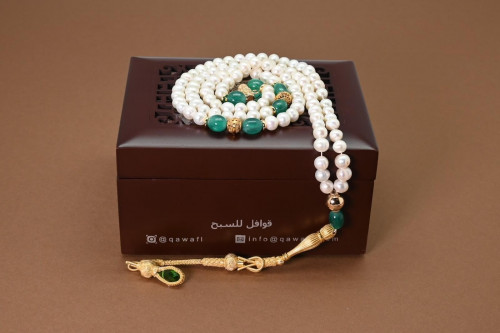 قوافل سبحة نسائية من لؤلؤ طبيعي زراعي WM0021