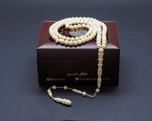 قوافل سبحة من عاج الطبيعي IV0028