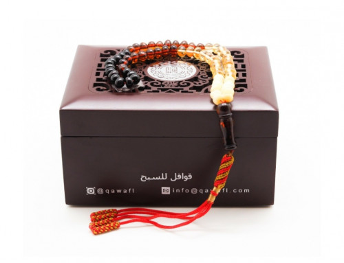 قوافل سبحة من الكهرمان البلطيقي الطبيعي namb0048