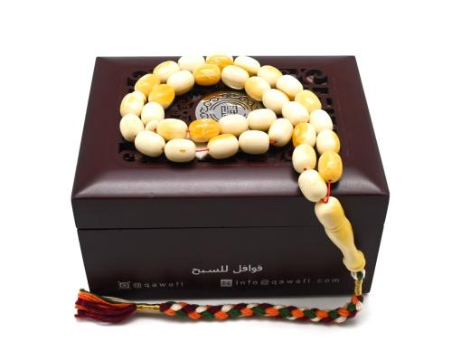 قوافل سبحة تراب الكهرمان بولندي بريحة AS0267