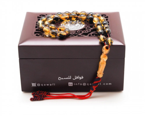قوافل سبحة تراب الكهرمان AS0259