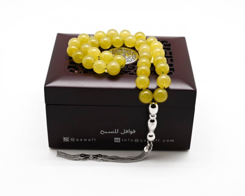 قوافل سبحة من حجر شاه مقصود الطبيعي Quar0009