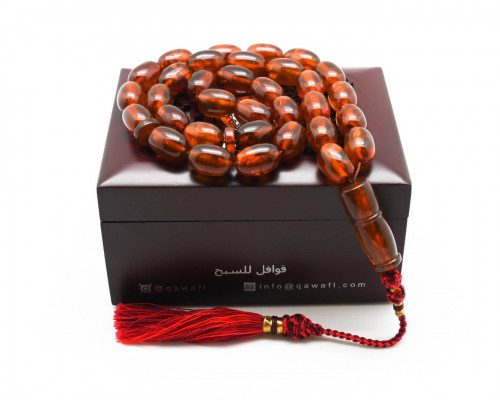 قوافل سبحة من كهرمان روسي قديم Namb0092
