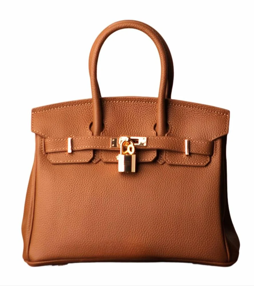 Brown leather bag