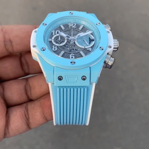 ساعة هوبلت BIG BANG SKY BLUE