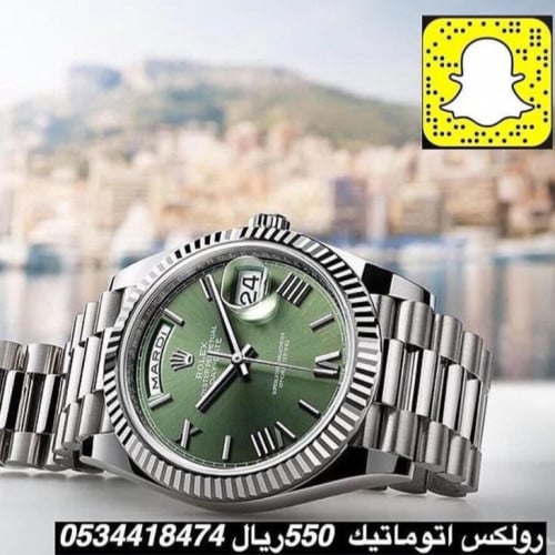 ساعة رولكس اتوماتيك 41 مقاس القطر
