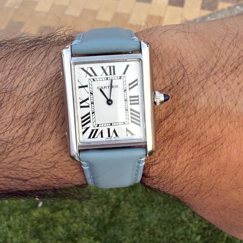 ساعة كارتيه تانك مقاس وسط