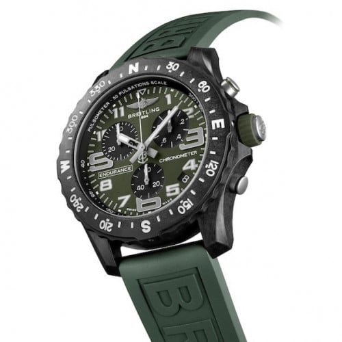 ساعة بريتلنج/ breitling  اللون الاخضر