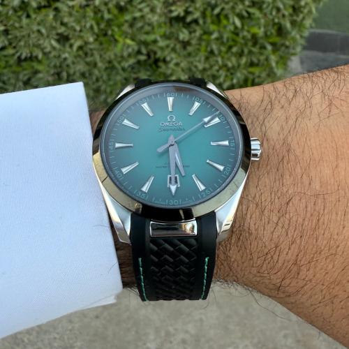 omega seamaster aqua blue