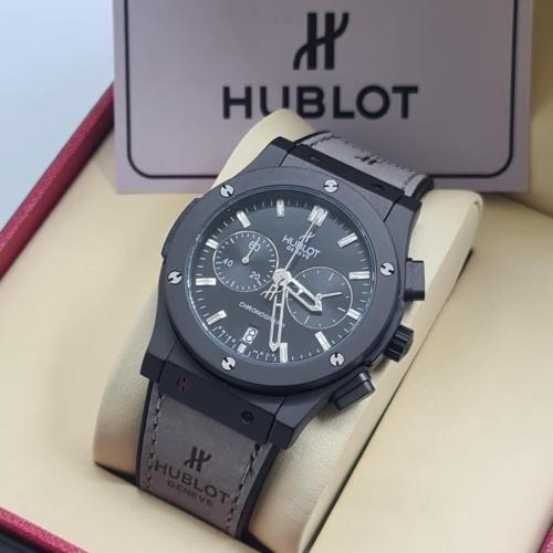 ساعة اوبلو كلاسك رمادي غامق