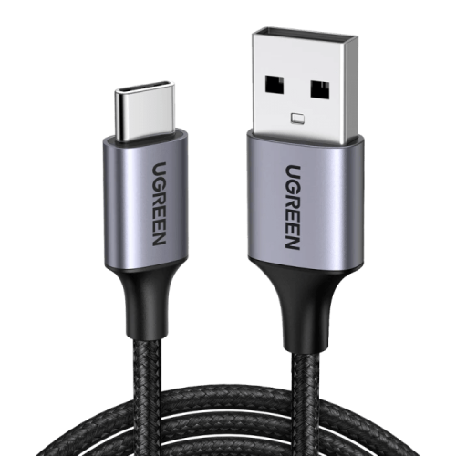 يوجرين سلك شاحن نايلون مظفر USB إلى USB|C بطول 1 م...