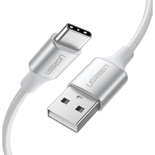 يوجرين سلك شاحن نايلون مظفر USB إلى USB|C بطول 1 م...
