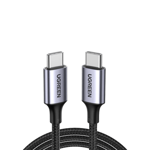 يوجرين سلك شاحن من USB-C إلى USB-C مضفر بطول 1 م -...