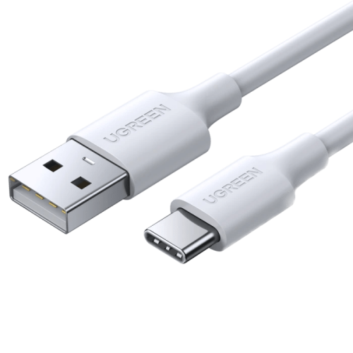 يوجرين سلك شاحن USB إلى USB|C بطول 1 م | أبيض