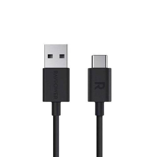 راف باور كيبل USB-C بطول 90 سم - اسود