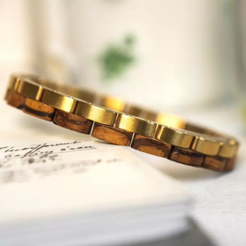 اسورة هولزكرن دويت خشب الزيبرا / ذهبي