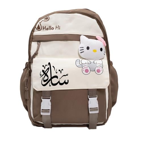 حقيبة مدرسية الورود البيضاء A