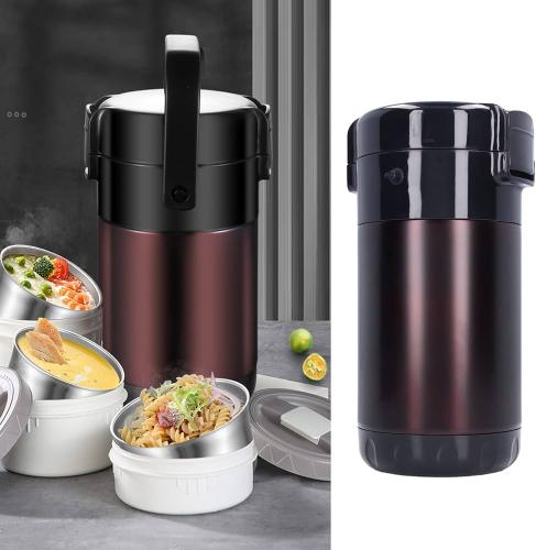 حافظة اطعمه ستيل متنقله 2.6L