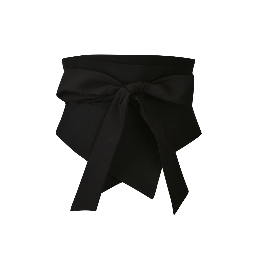 black linen belt SIZE:(L/XL)